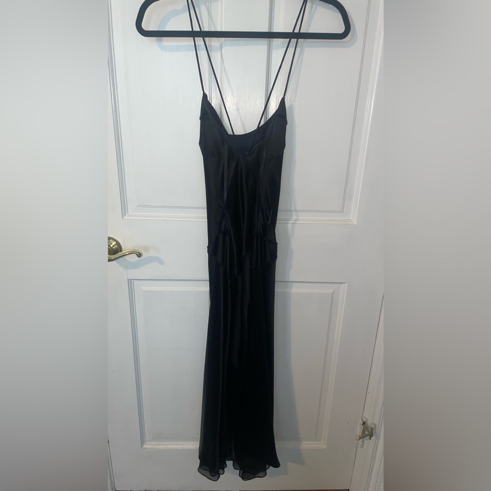 Vera Wang Black Silk Dress